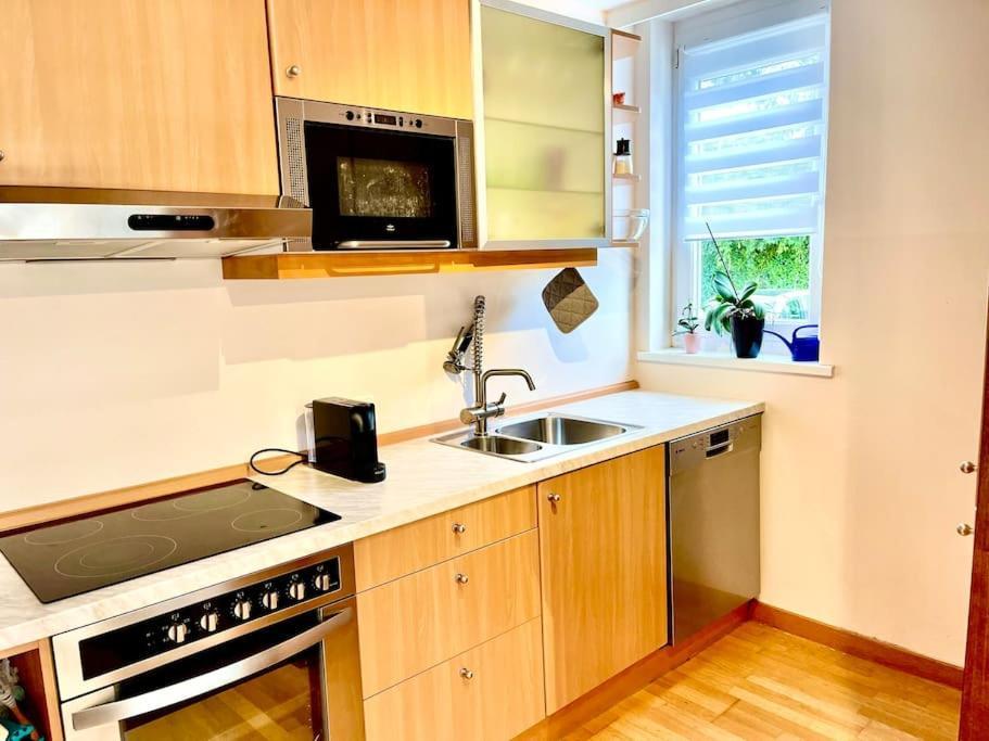 Schoene Wohnung Mit Eigenen Eingang Und Terrasse Gosseling エクステリア 写真